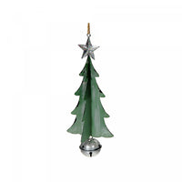 Metal 3D Tree with Bell Ornament 10.25