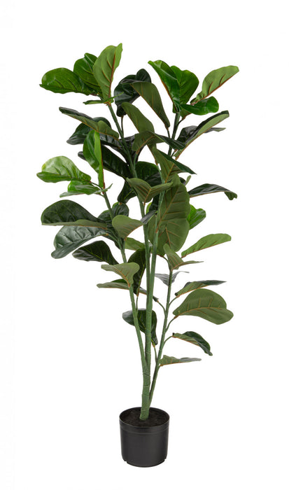 Artificial 47\" Fiddle Leaf Indoor & Outdoor In Black Pot