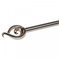 16/19mm Metal Drape Pole Set Orifice - Nickel