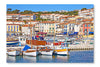 Port Of Cassis, South Of France 24x36 Wall Art Frame And Fabric Panel