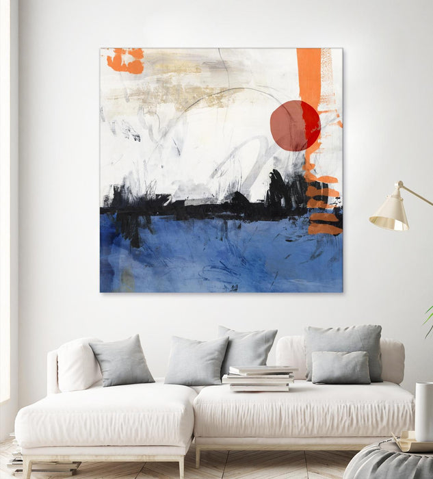 \"Midnight Rise I\" Giant Art 72x72 Wall Art