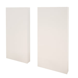 Nordika 2-Piece Extension Panels For Queen Panel Headboards - White