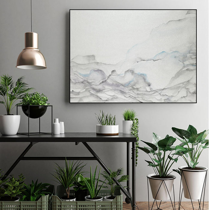 \"Gentle Maturity\" Canvas Framed Black 32x24 Wall Art