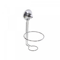 Chrome Suction Cup Hair Dryer Holder - Set of 2 Bath Accessories