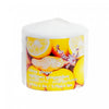 2.75\" x 3\" Scented Pillar Citrus Ginger - Set of 4 Candle