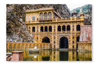 Galta Ji Mandir Temple, India 24x36 Wall Art Frame And Fabric Panel