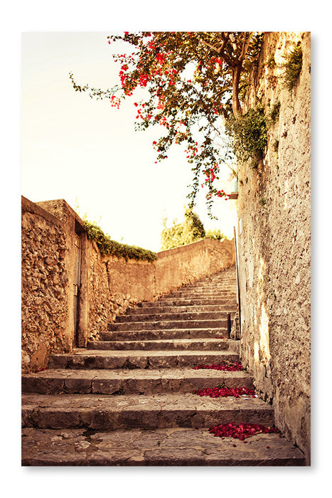 Ravello, Amalfi Coast 24x36 Wall Art Frame And Fabric Panel