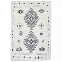 Lola Diamond Grey 4x6 Area Rug 