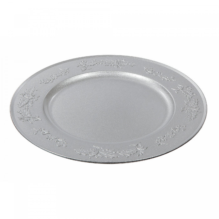 Charger Plate Ivy Silver Dinnerware