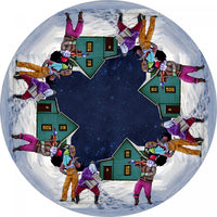 Polyester Digital Print Tablecloth Washboard Mummer 60 x 90