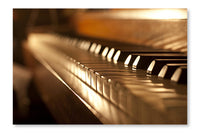 Piano Keyboard 28x42 Wall Art Frame And Fabric Panel