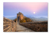 The Great Wall At Sunrise 24x36 Wall Art Frame And Fabric Panel