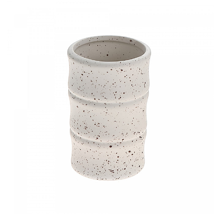 Ceramic Tumbler White Sandstone Bath Accessories