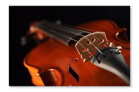 Close Up Shot Of A Violin, Shallow Deep Of Field 24x36 Wall Art Frame And Fabric Panel