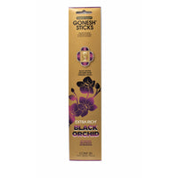 Gonesh Stick Black Orchid Set of 8 Incense Sticks