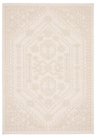 Taika Beige Area Rug - 5'0