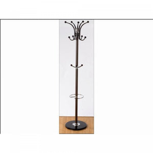 Head Coat Hanger Brown with Marble Base Coat Racks