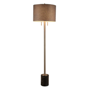 62'' Floor Lamp - Black Marble Lighting