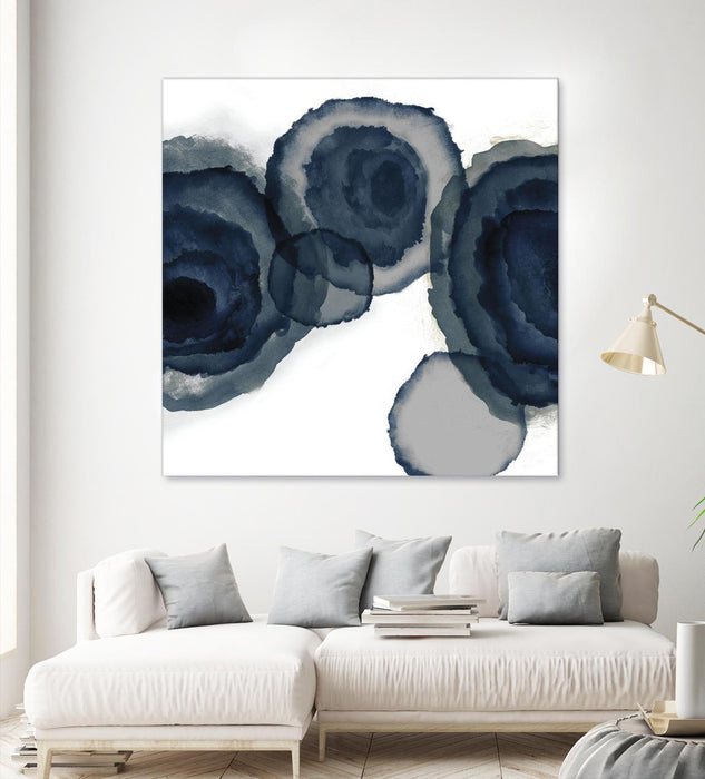 \"Blotted Ink Ii\" Giant Art 54x54 Wall Art