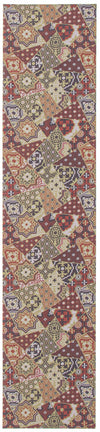 Bellezza Red-Green Area Rug - 2'2