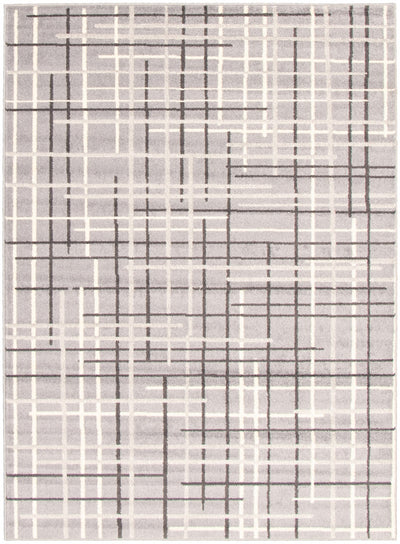 Taite Silver Area Rug - 3'11" x 5'7"