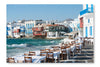 Mykonos 24x36 Wall Art Frame And Fabric Panel