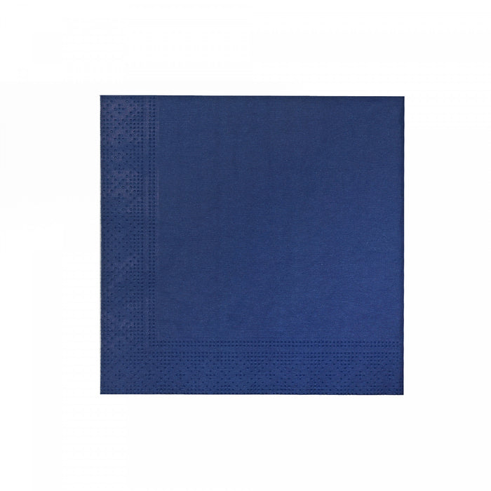 20 Pack Luncheon 3 Ply Napkin Blue - Set of 6
