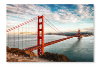 Golden Gate Bridge, San Francisco 24x36 Wall Art Frame And Fabric Panel