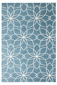 Terali Turquoise Machine Washable Area Rug - 3'0