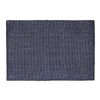 Chambray Ribbed Placemat Navy Blue - Set of 12