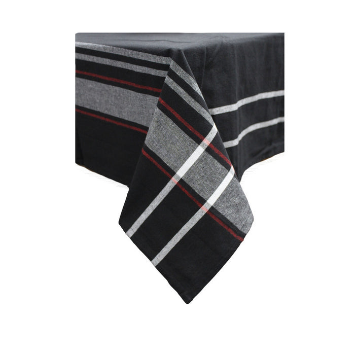 French Border Tablecloth 52 x 72 Black