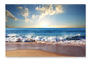 Sea Sunset 28x42 Wall Art Frame And Fabric Panel