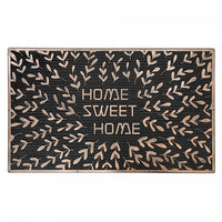 Rubber Home Sweet Home Leaves Floormat