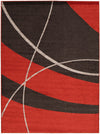 Carson Red Area Rug - 3'11