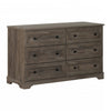 Hazen 6-Drawer Dresser - Fall Oak