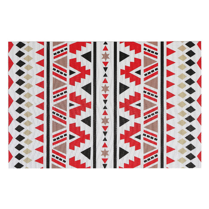 Vinyl Placemat Bohemian Red - Set of 12