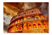 Colosseum In Rome 16x24 Wall Art Frame And Fabric Panel