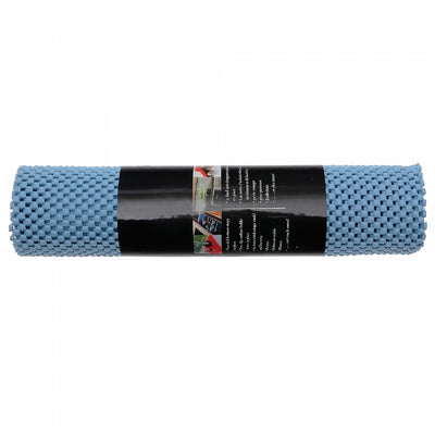 Anti Slip Pvc Mat Blue 12" x 59" - Set of 6 Kitchen Storage|Tapis antidérapant bleu de 12 po x 59 po en PVC - ensemble de 6 articles de rangement pour la cuisine