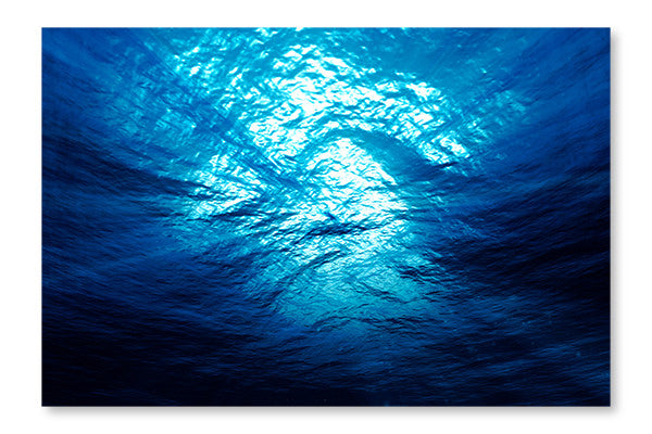 Light Underwater In The Ocean With Particular 16x24 Wall Art Frame And Fabric Panel