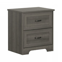 Prairie 2-Drawer Nightstand - Grey Maple  