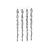 4 Pack Acrylic Icicles 8\" - Set of 2 Christmas Ornaments