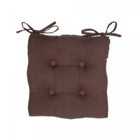 Chair Pad Chocolate Set of 2 Chair pad