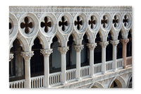 Doge's Palace Detail, Venice 28x42 Wall Art Frame And Fabric Panel