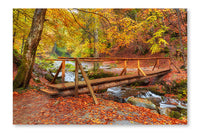 Autumn Landscape 2 28x42 Wall Art Frame And Fabric Panel