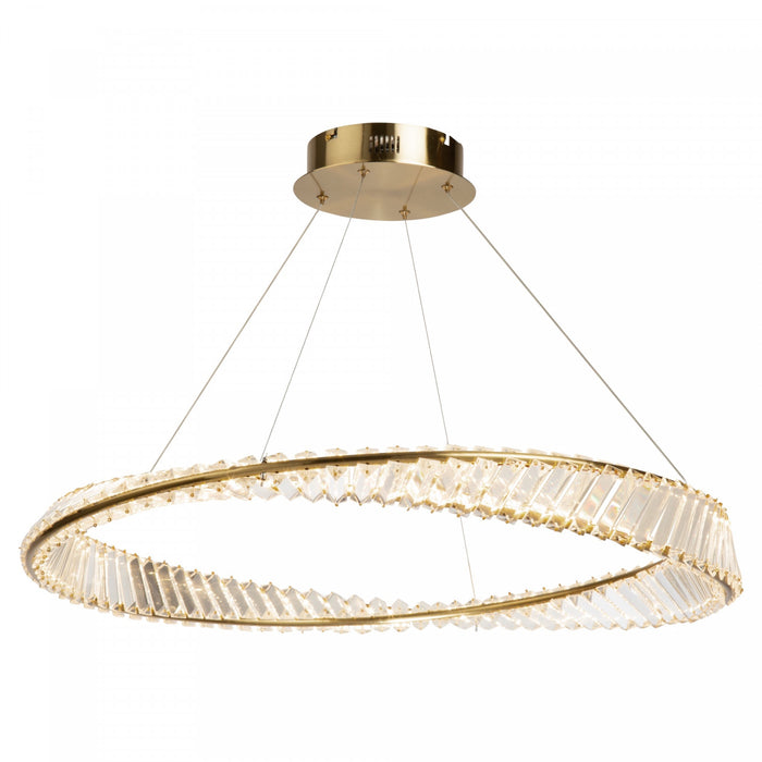 Stella 50 W LED Brushed Brass Pendant
