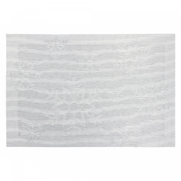 Vinyl Placemat Snowflakes Silver - Set of 12
