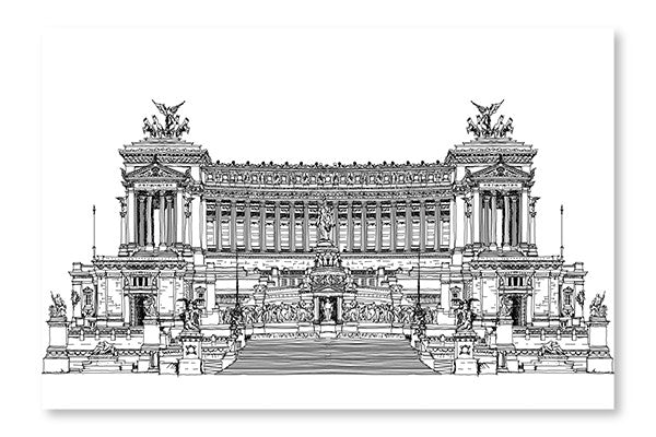 Altar Of The Fatherland 16x24 Wall Art Frame And Fabric Panel