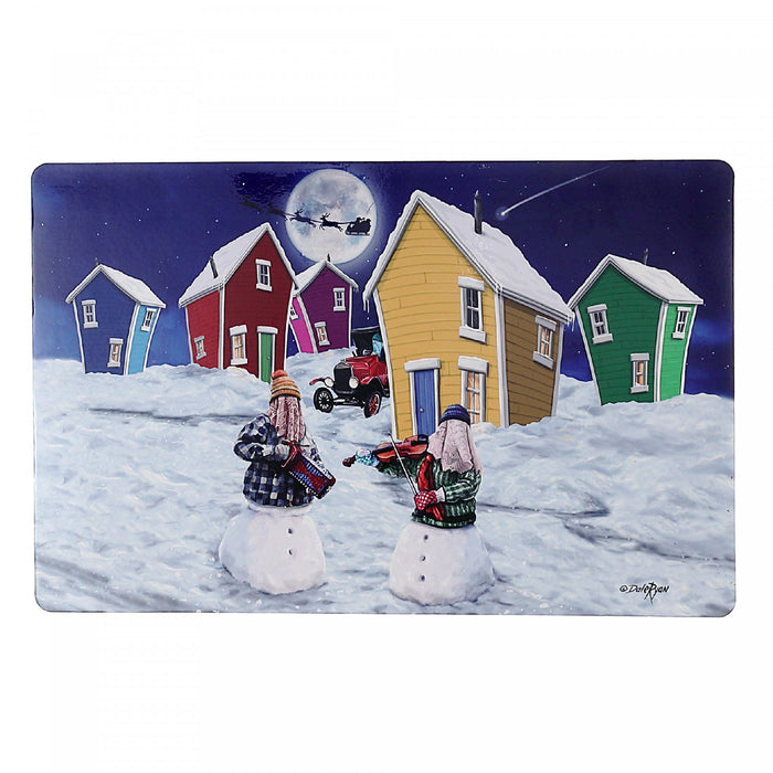 Plastic Placemat Snowmers - Set of 12