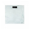 Digital Glass Body Scale Square - White Marble Bath Accessories