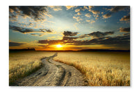Road 16x24 Wall Art Frame And Fabric Panel